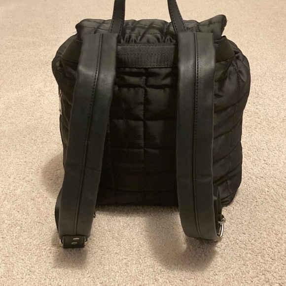 Wear Moi DIV103 Black Quilted Backpack - Picture 3 of 10